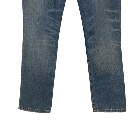 Levi’s Men’s 511 Slim Fit Distressed Jeans Blue - Picture 8 of 12